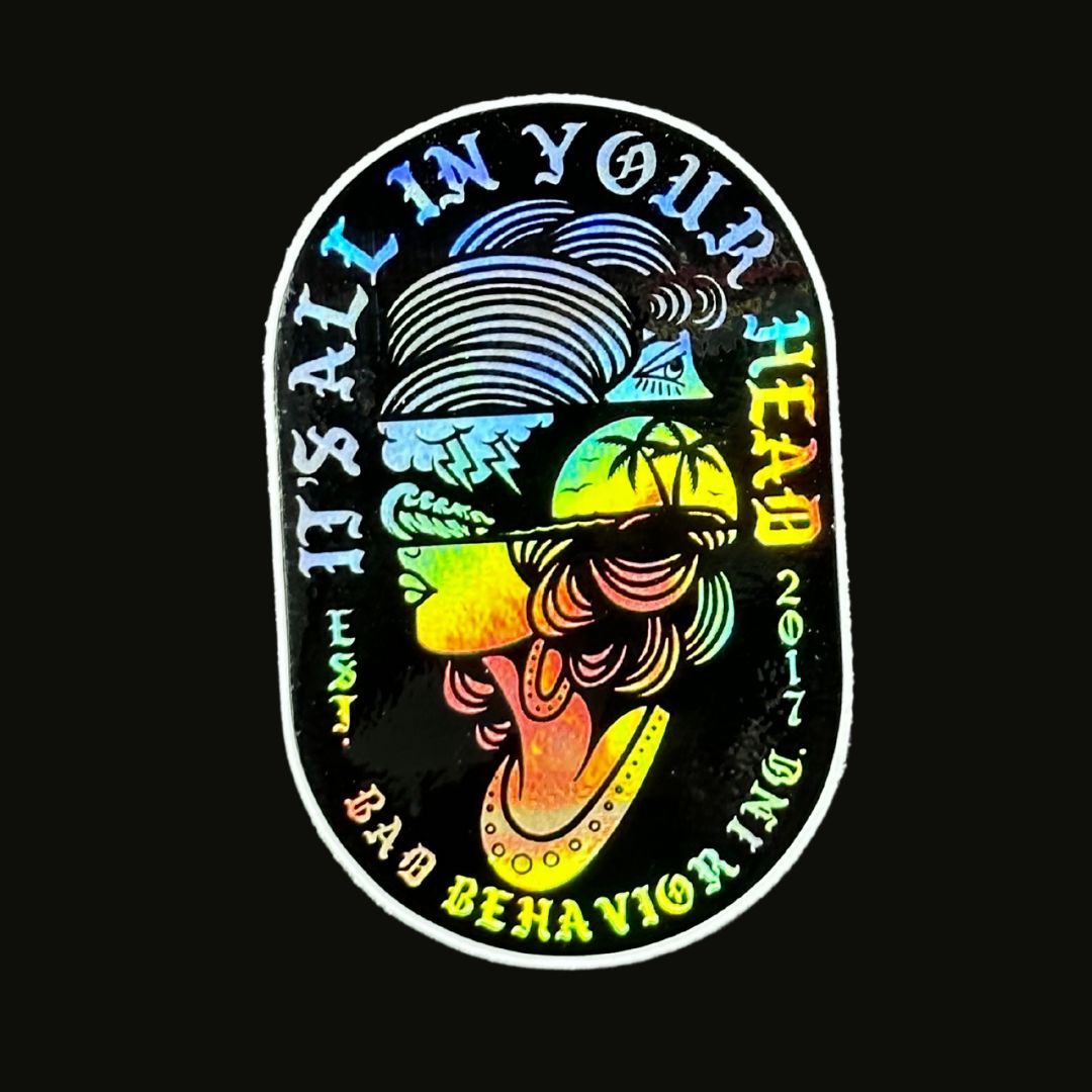 All In Your Head Sticker